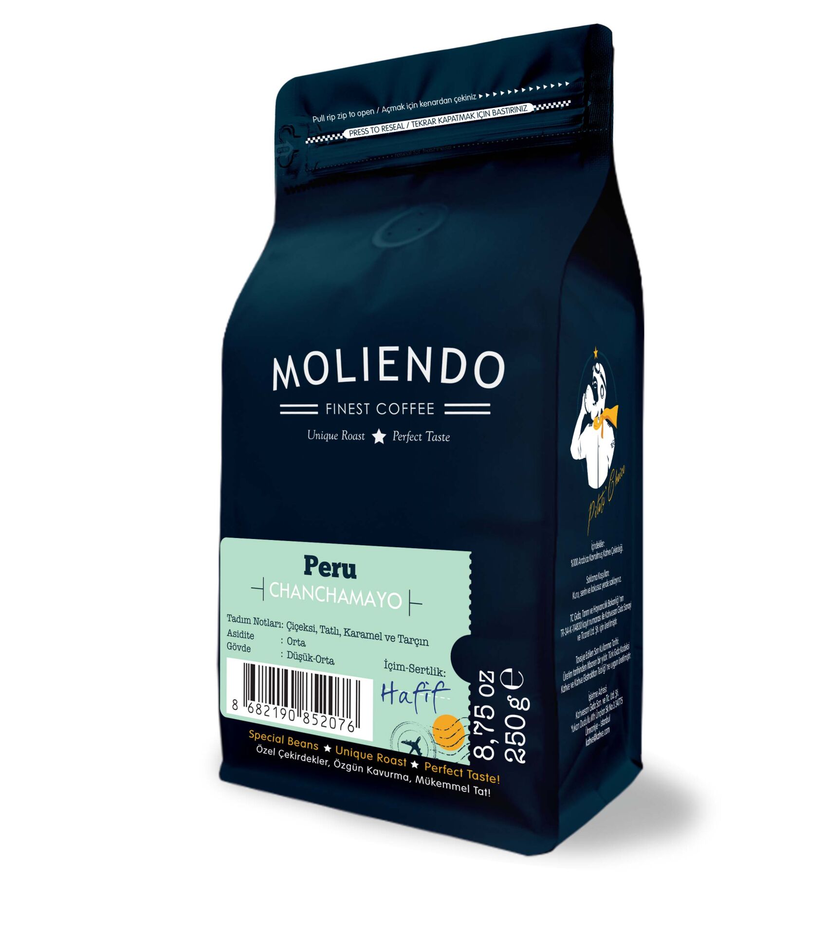 Moliendo Peru Chanchamayo Yöresel Kahve 250 gr.